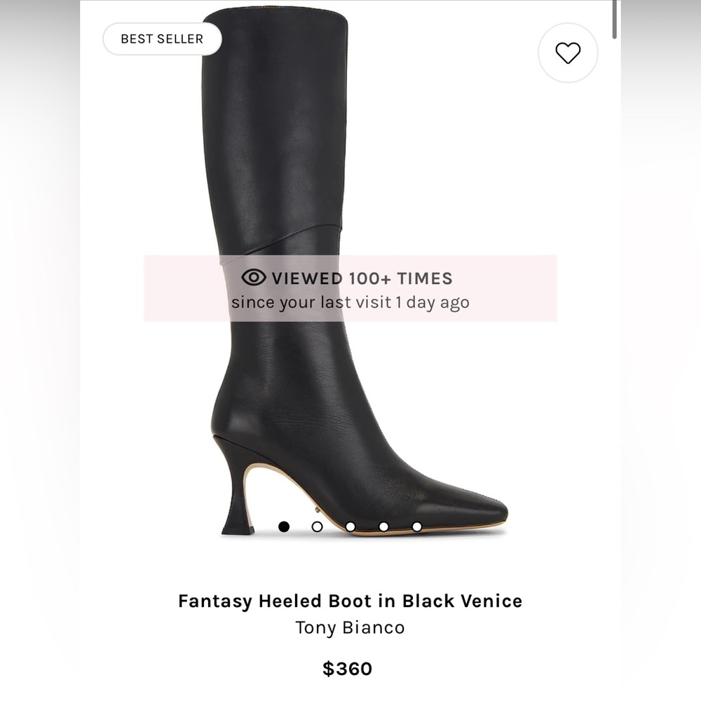 Tony Bianco Fantasy Boots in Black